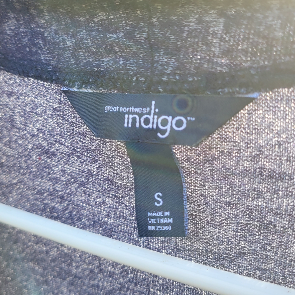 Great Northwest Indigo Blue Women's Cardigan - Picture 2 of 6